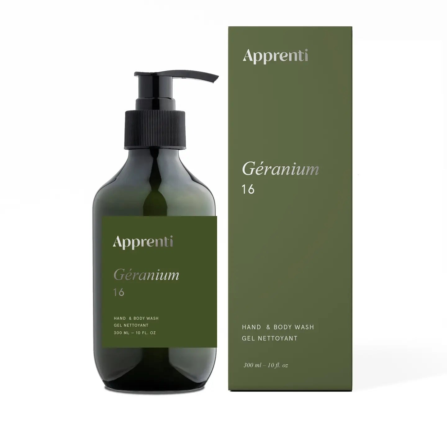 APPRENTI - BODY &amp; HANDS GEL WASH - GERANIUM 16
