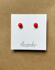 ELLIE PARKER CERAMICS - BOUCLES D'OREILLE DÔME EN VERRE FONDU