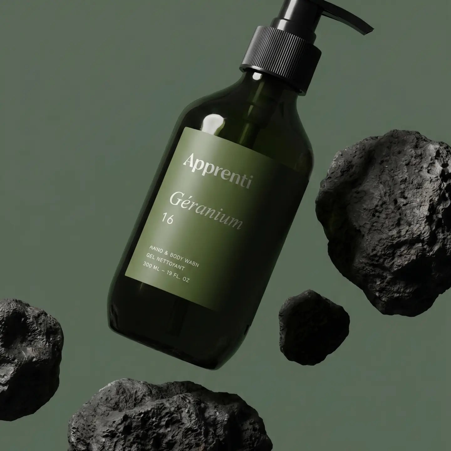 APPRENTI - BODY &amp; HANDS GEL WASH - GERANIUM 16