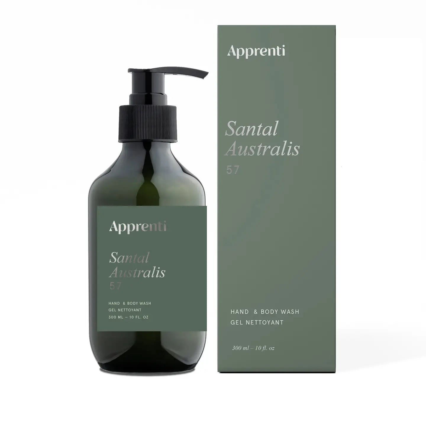 APPRENTI - GEL NETTOYANT POUR LE CORPS &amp; LES MAINS - SANTAL AUSTRALIS 57