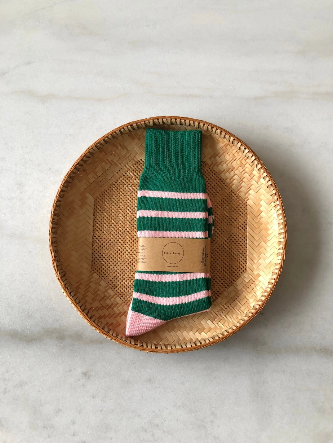 BILLY BAMBOO - CHAUSSETTES HAUTES À RAYURES MAKINO POP