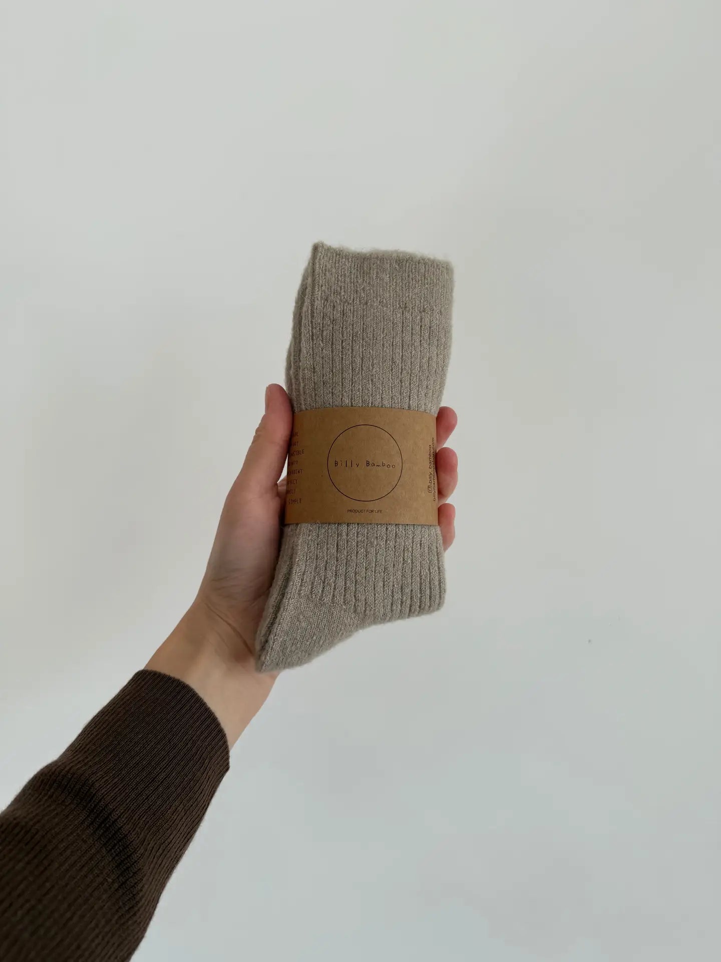 BILLY BAMBOO - CHAUSSETTES DE CABINE EN ALPAGA