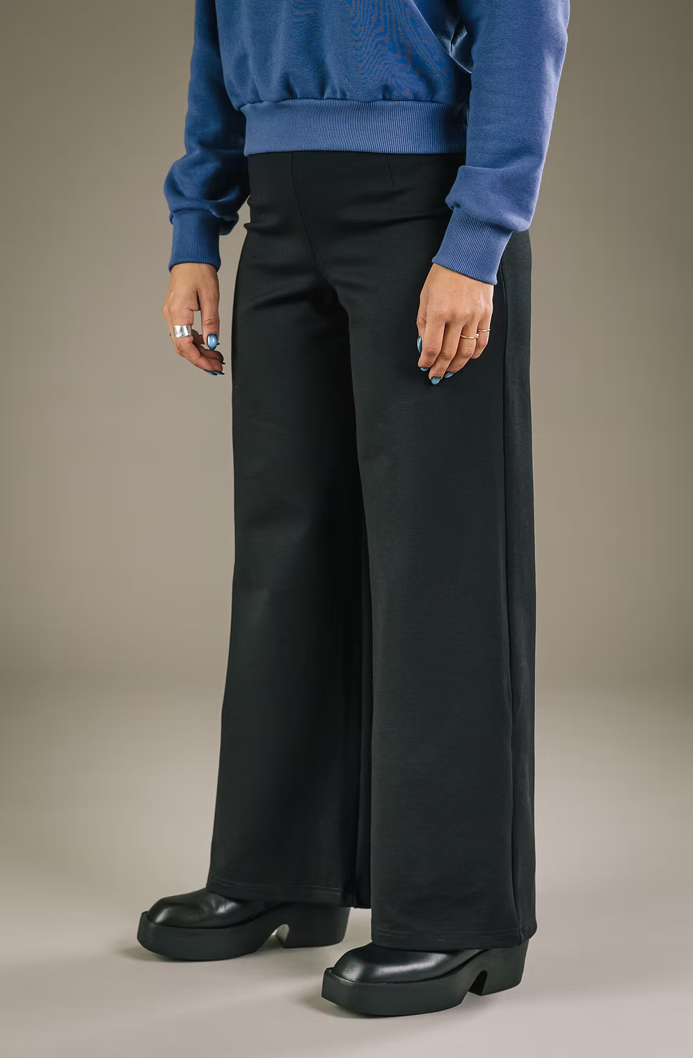 MERCEDES MORIN - FLARE PANTS - BLACK - FW26