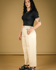 MERCEDES MORIN - BARREL PANTS - IVORY - SS26