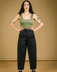 MERCEDES MORIN - BARREL PANTS - BLACK - SS26