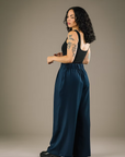 MERCEDES MORIN - PANTALON PALOMA LONG - MARINE - AH25