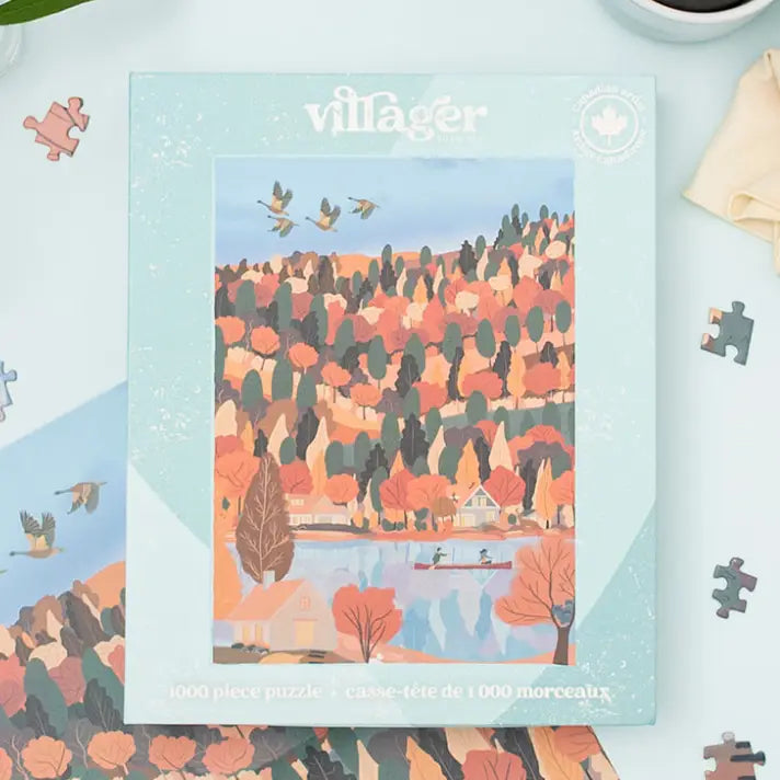 VILLAGER PUZZLES - CHANGEMENT DE SAISON - 1000 MORCEAUX