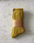 BILLY BAMBOO - CHAUSSETTES HAUTES EN COTON COTELÉ - PASTEL