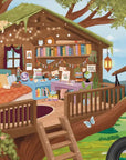 VILLAGER PUZZLES - CACHETTE DANS LA CIME DES ARBRES - 250 MORCEAUX