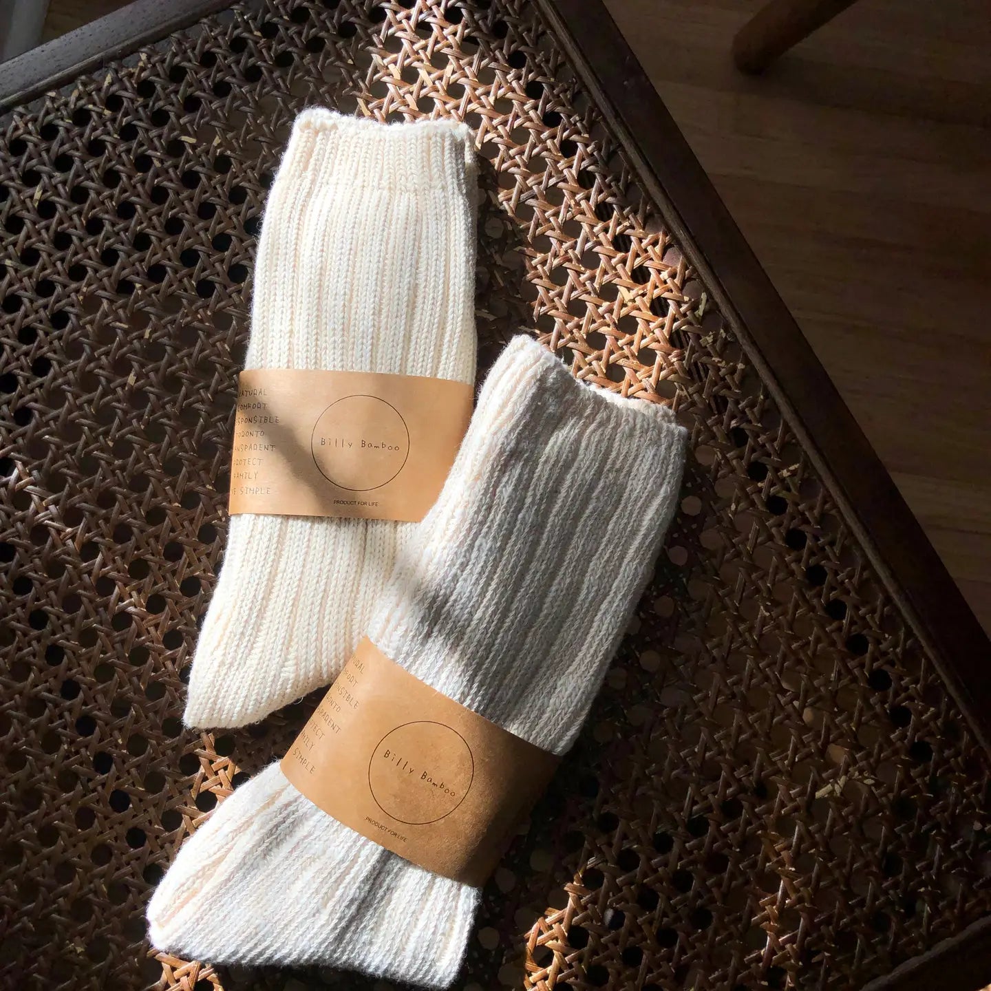 BILLY BAMBOO - HIGH SOCKS - CHUNKY RIBBED COTTON