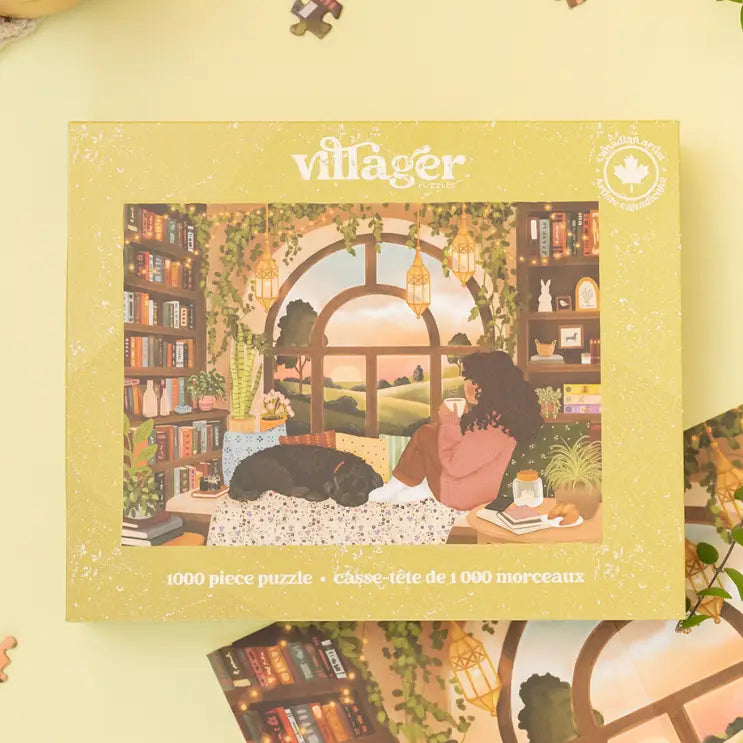 VILLAGER PUZZLES - SERRE LIVRES - 1000 MORCEAUX