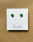 ELLIE PARKER CERAMICS - BOUCLES D'OREILLE DÔME EN VERRE FONDU
