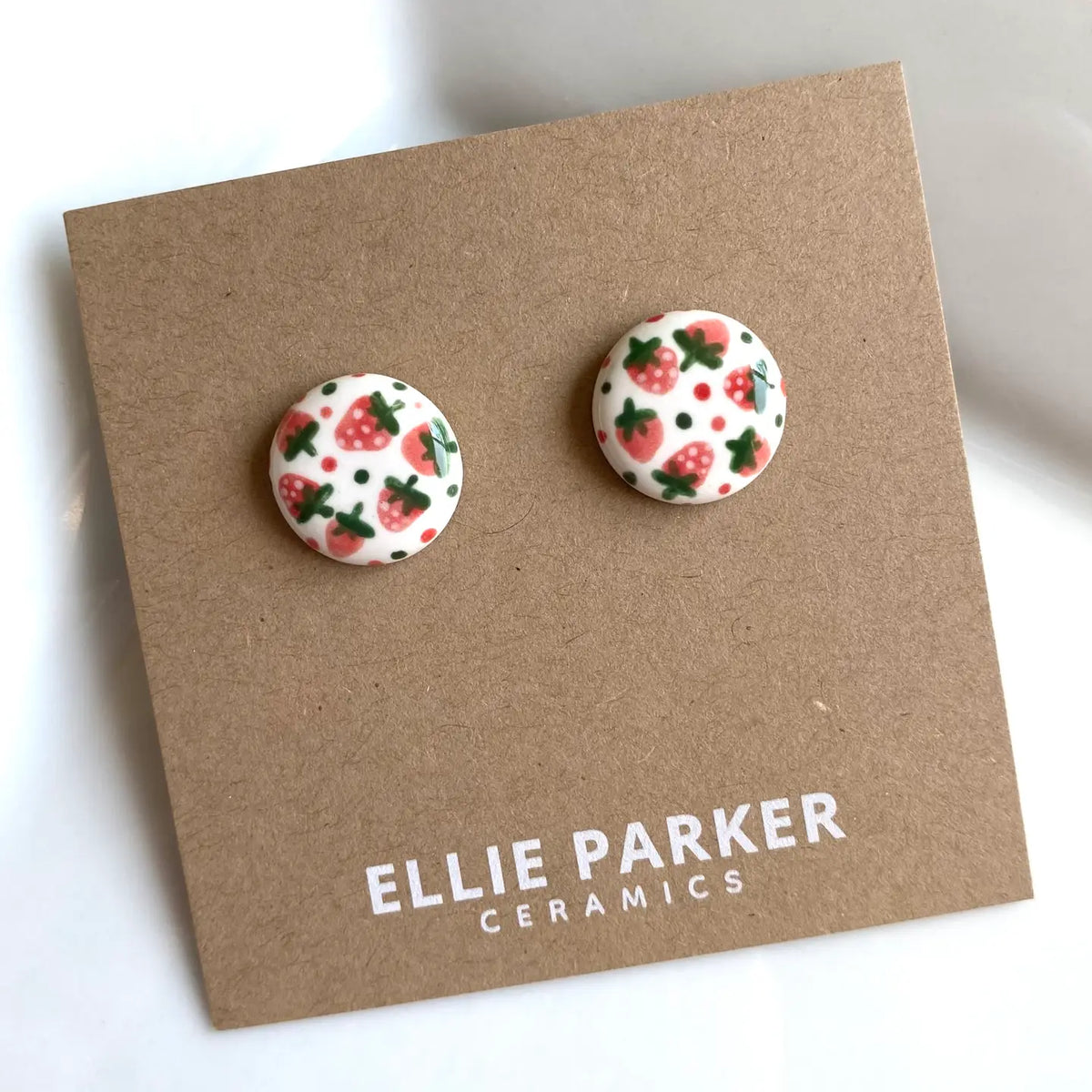 ELLIE PARKER - BOUCLES D'OREILLES - JARDINIER D'ÉTÉ - FRAISES