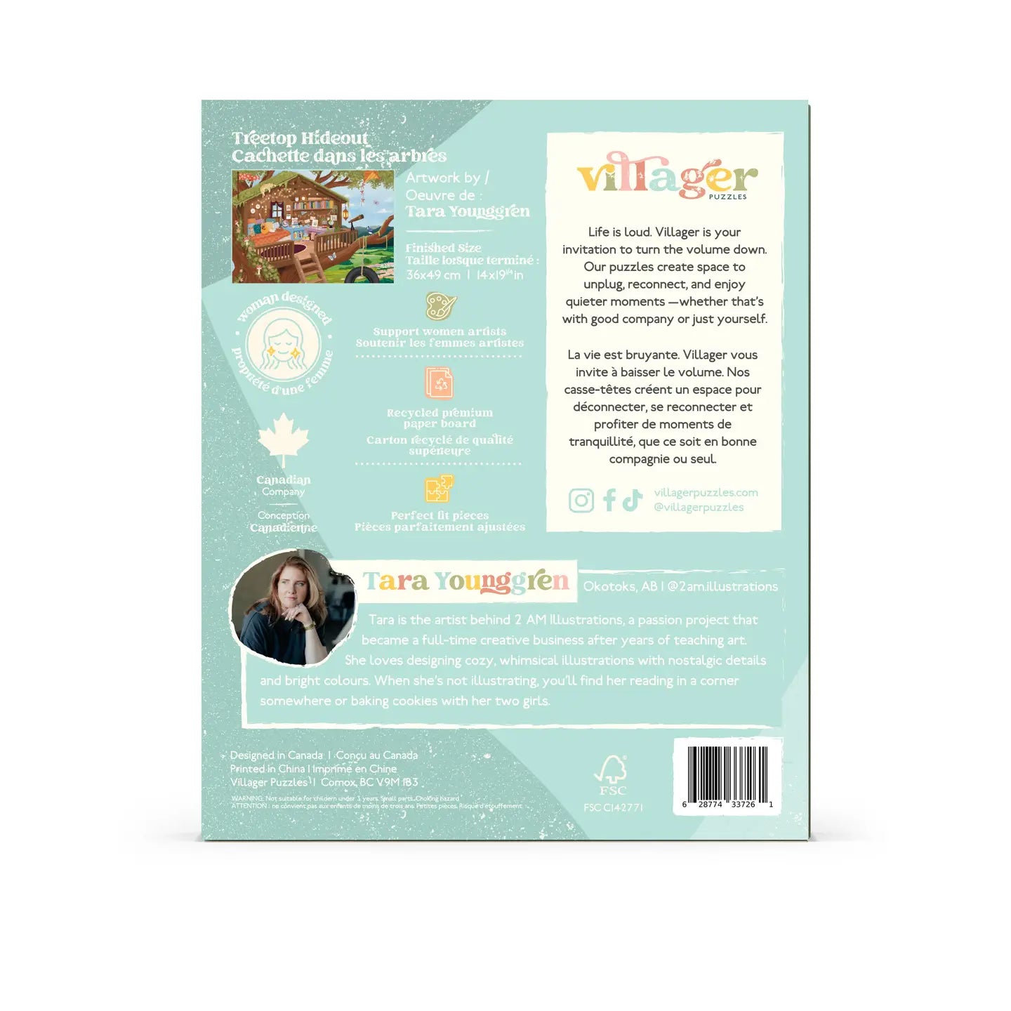 VILLAGER PUZZLES - TREETOP HIDEOUT - 250 PIECES