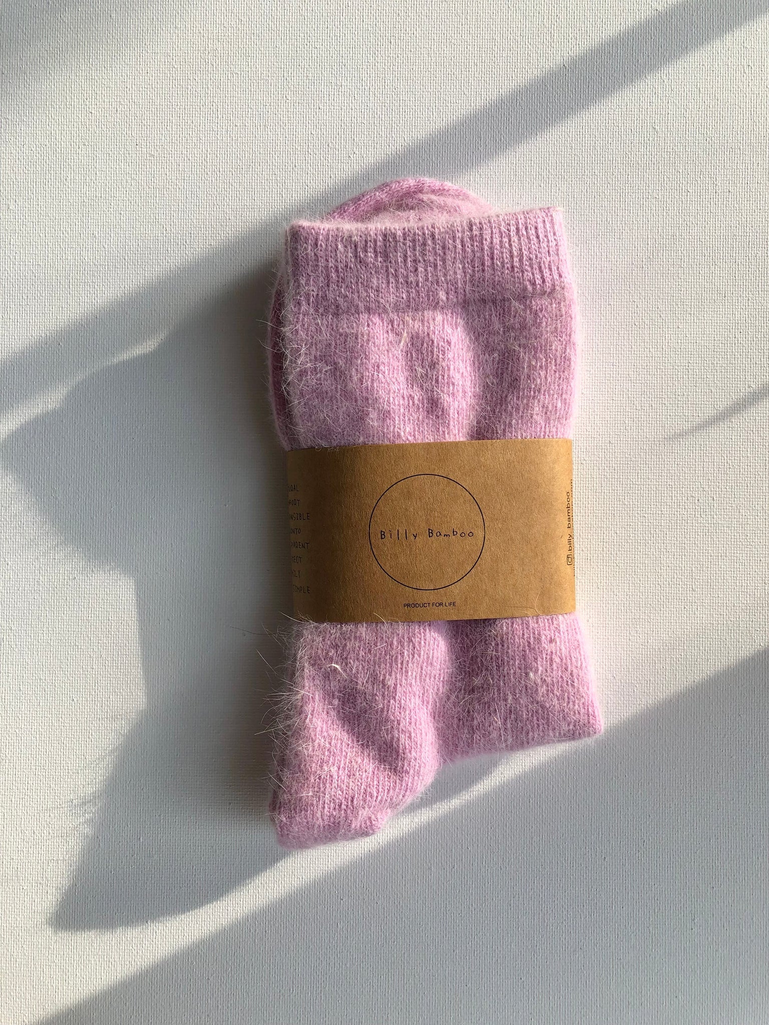 BILLY BAMBOO - CHAUSSETTES ANGORA FLUFFY - CRYSTALS