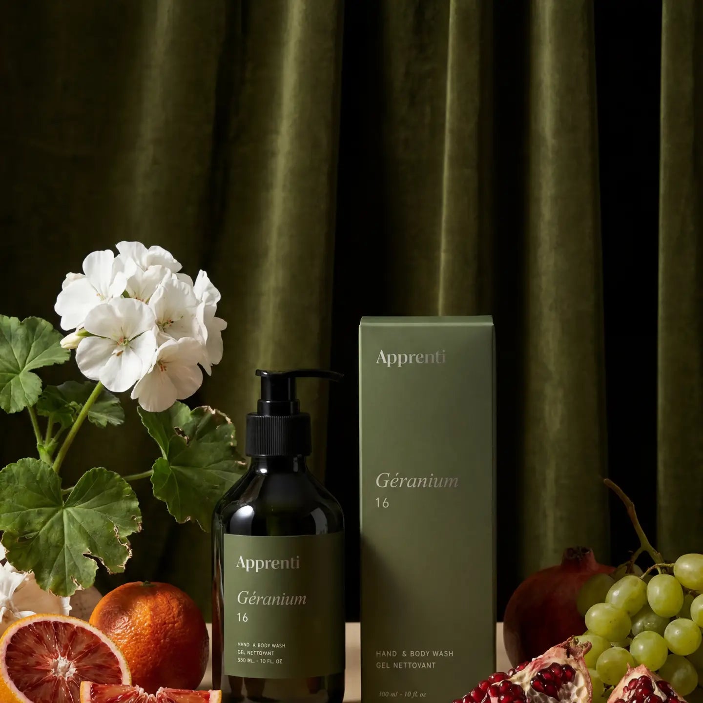 APPRENTI - BODY &amp; HANDS GEL WASH - GERANIUM 16