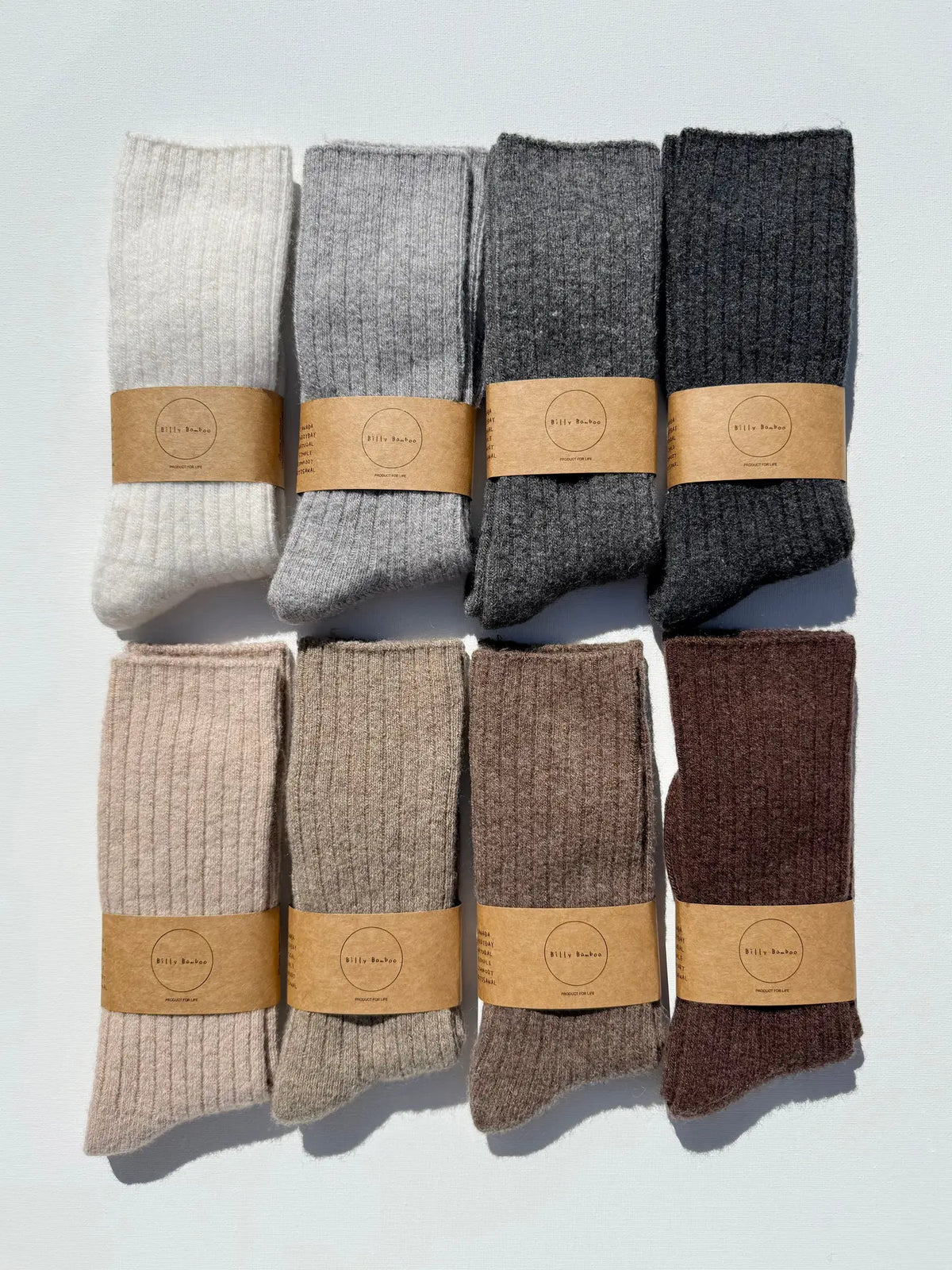 BILLY BAMBOO - CHAUSSETTES INTELLIGENTES EN LAINE D'ISLANDE