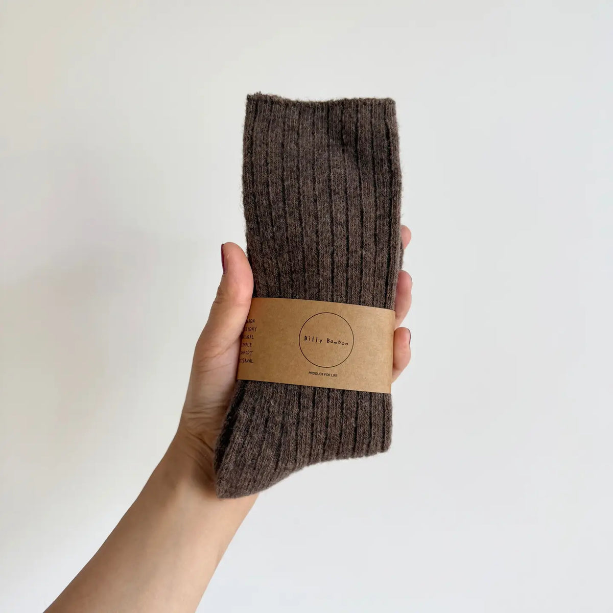 BILLY BAMBOO - CHAUSSETTES INTELLIGENTES EN LAINE D'ISLANDE