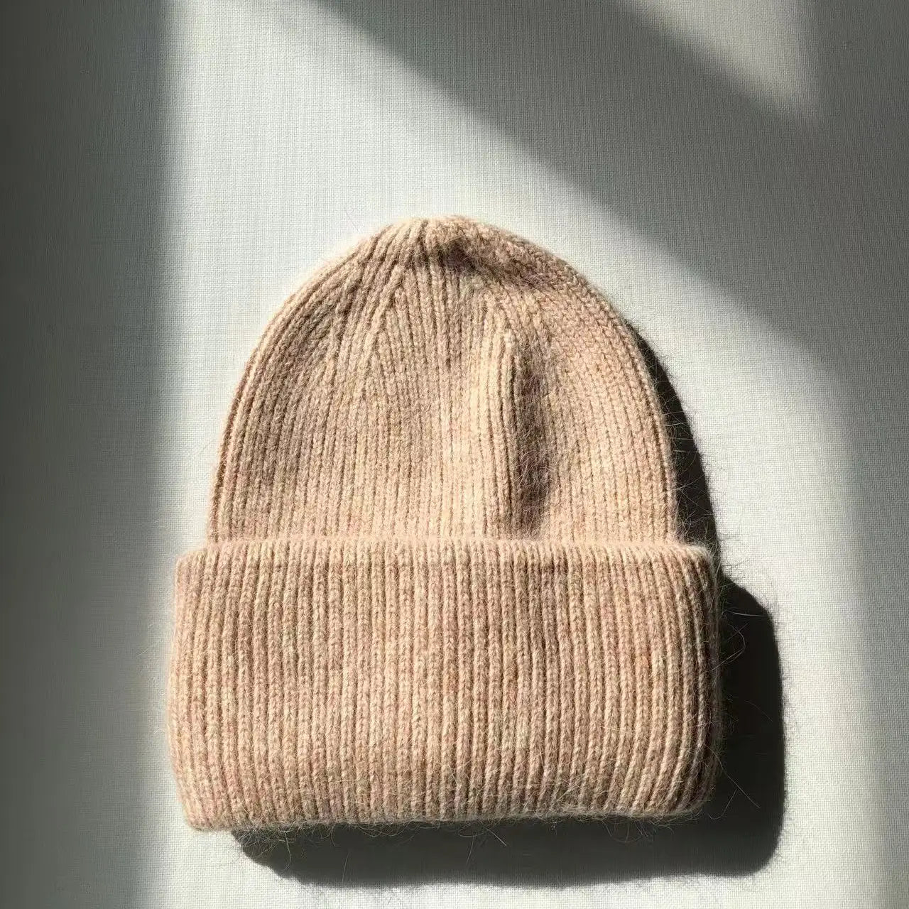 BILLY BAMBOO - TUQUE EN LAINE ANGORA ROYALE - NEUTRE