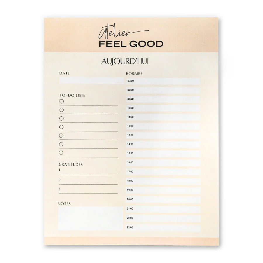 ATELIER FEEL GOOD - PLANIFICATEUR QUOTIDIEN FEEL GOOD