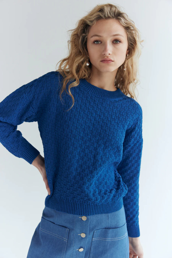 EVE GRAVEL - TRICOT ANTALYA - ROYAL - AH23