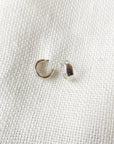 HAWKLY - ADOBE MINI EARRINGS - SILVER