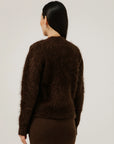 BARE KNITWEAR - CHANDAIL SURI ALPAGA - MÉLASSE - AH25