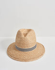 HEIRLOOM - ANEMONE - CHAPEAU FÉDORA EN PAILLE