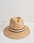 HEIRLOOM - ANEMONE - CHAPEAU FÉDORA EN PAILLE