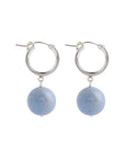 LISBETH JEWELRY - ANNEAUX BOULE ANGELITE - ARGENT