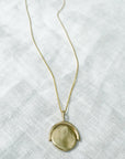 HAWKLY - ARC MEDALLION NECKLACE - BRONZE