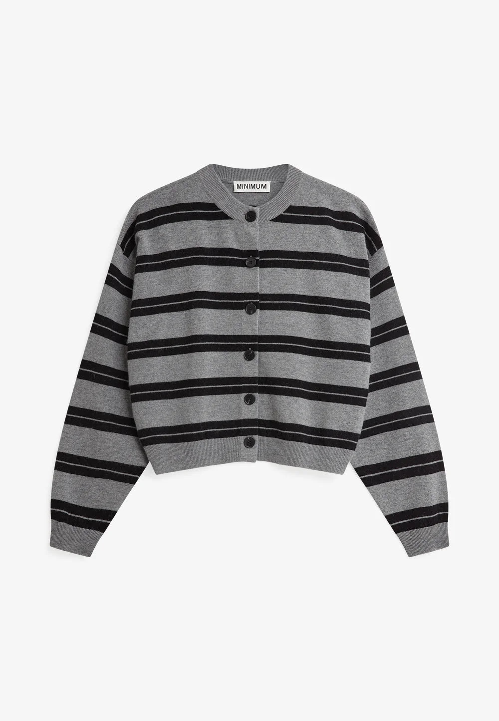 MINIMUM - CARDIGAN ASSIANA - GRIS MELANGE - AH26