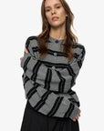 MINIMUM - CARDIGAN ASSIANA - GRIS MELANGE - AH26