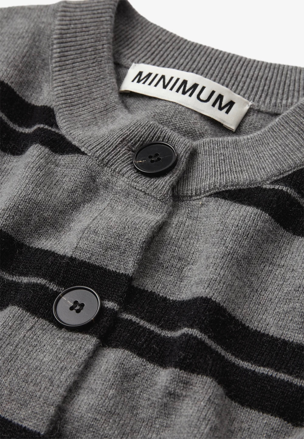 MINIMUM - CARDIGAN ASSIANA - GRIS MELANGE - AH26