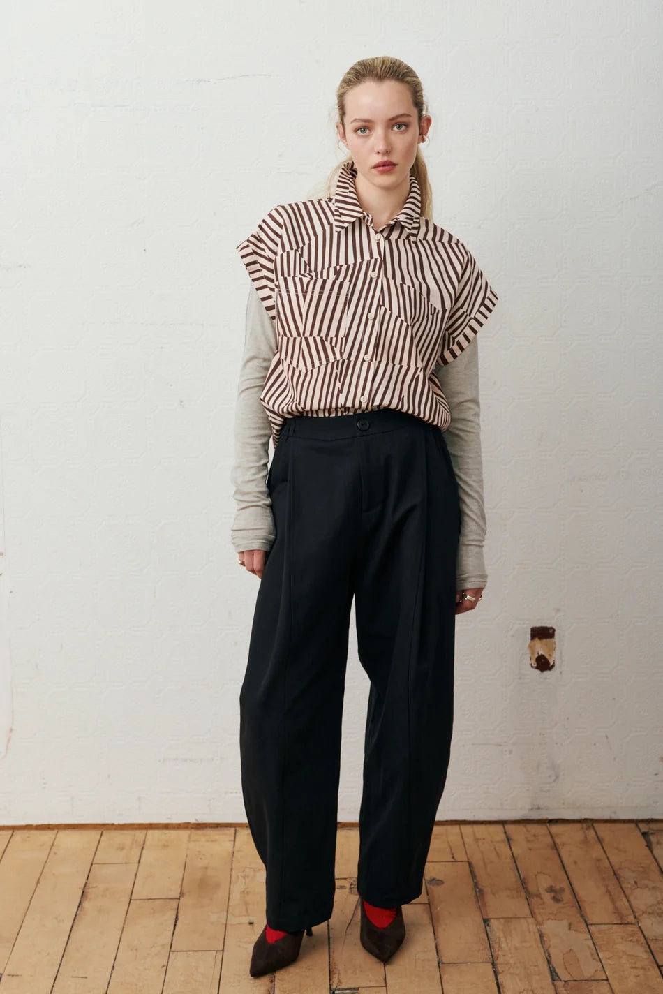 EVE GRAVEL - PANTALON BEN - NOIR - AH26