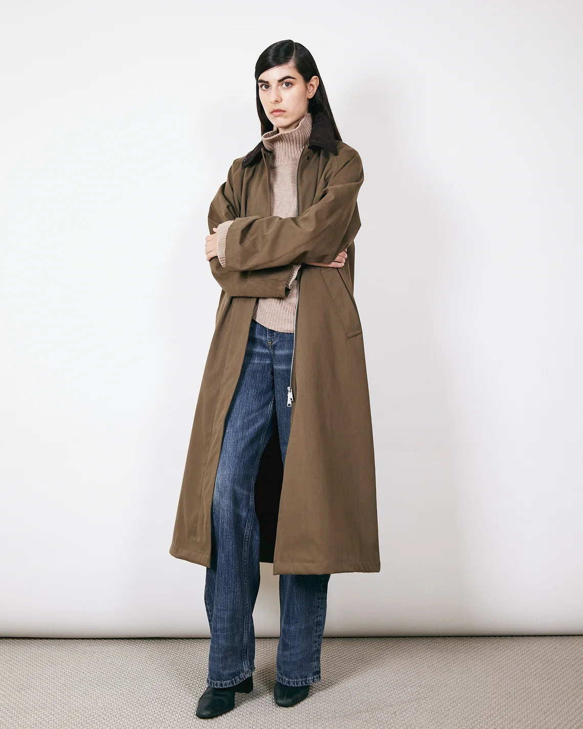 BRIXTOL TEXTILES - MANTEAU BROOKS - DEEP FERN - AH26