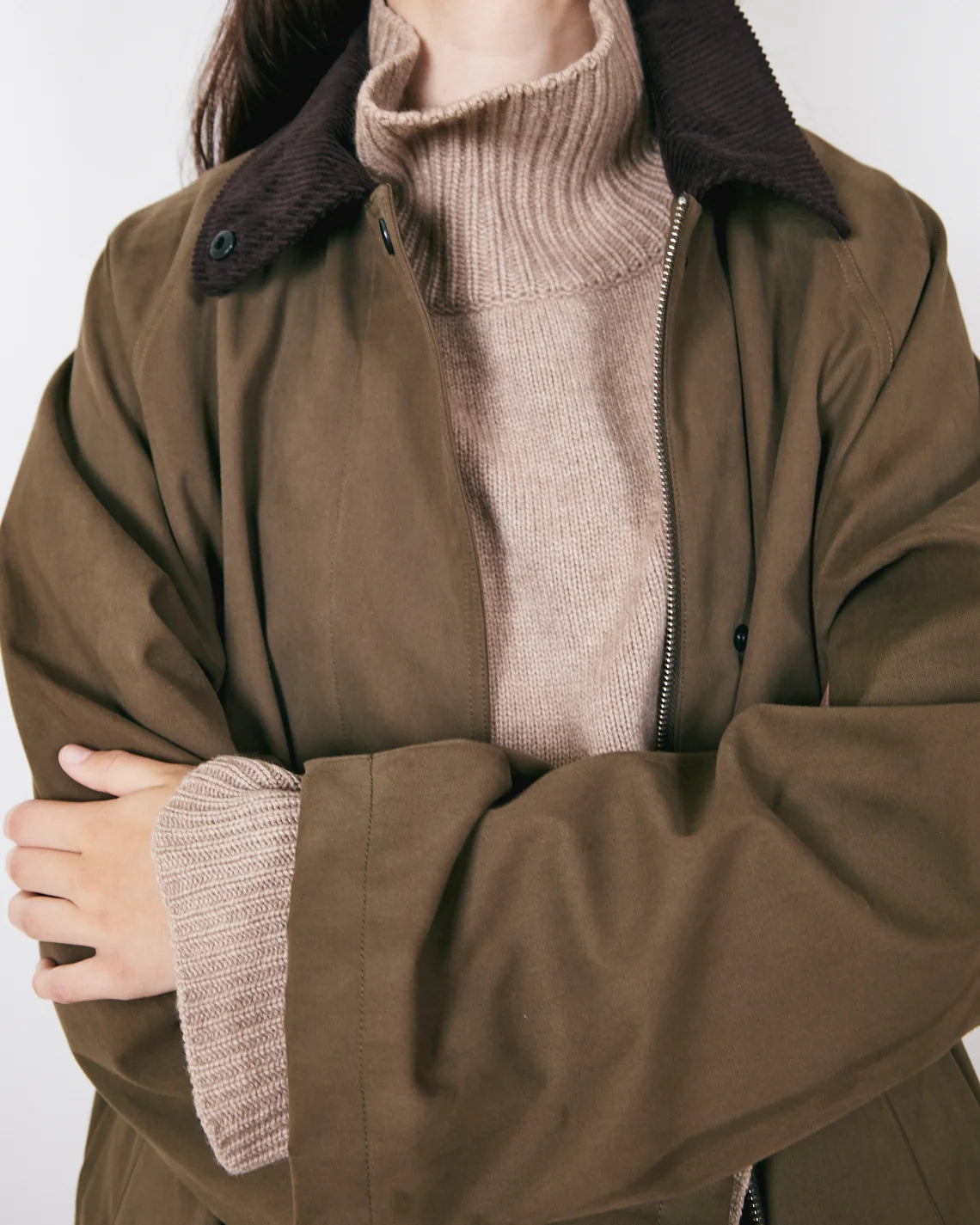 BRIXTOL TEXTILES - MANTEAU BROOKS - DEEP FERN - AH26
