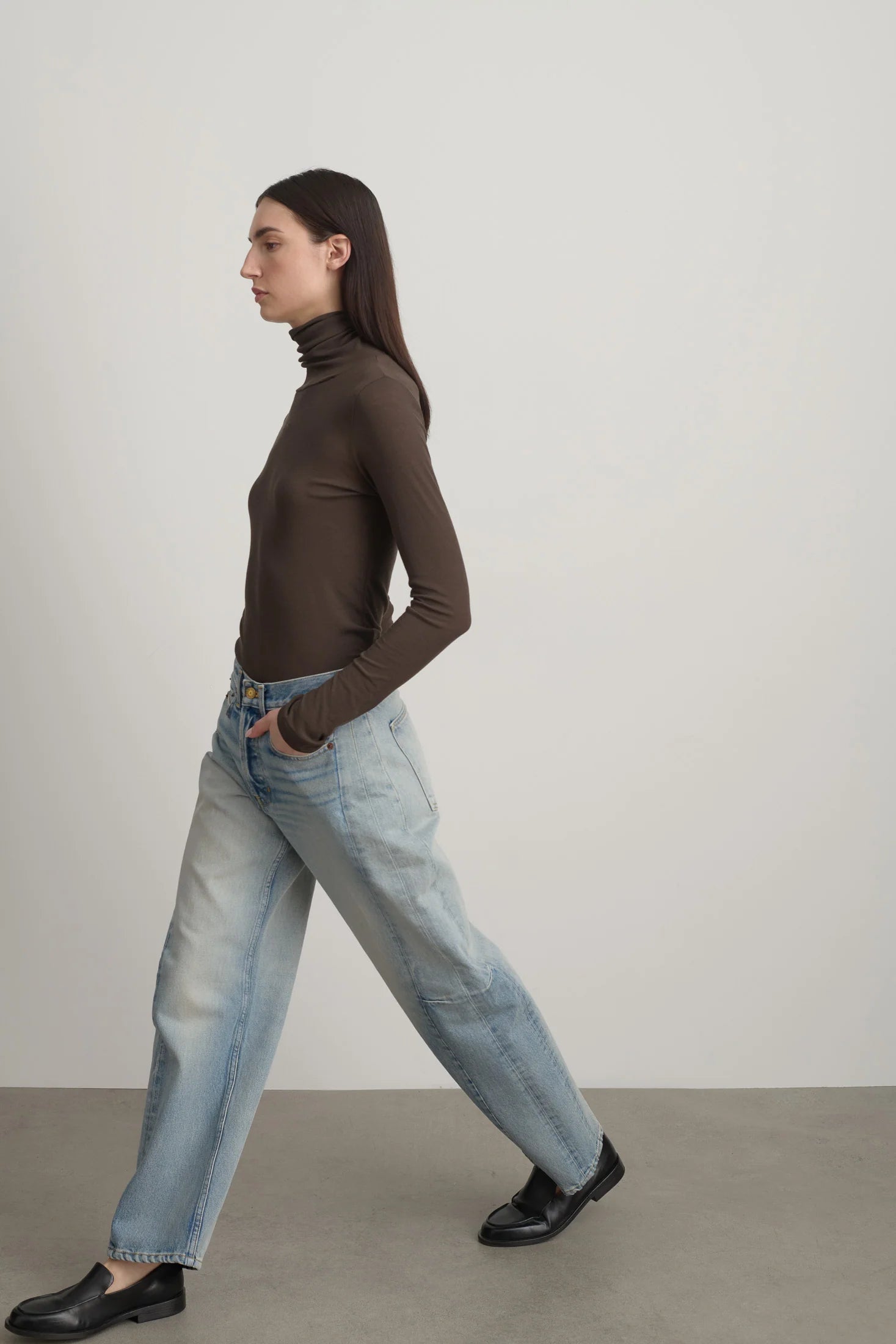 B SIDES - SLIM LASSO JEANS - ART WASH