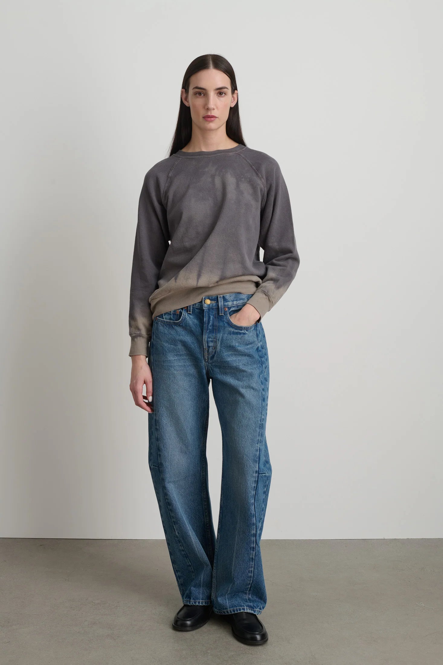 B SIDES - JEANS SLIM LASSO - VISTA BLUE