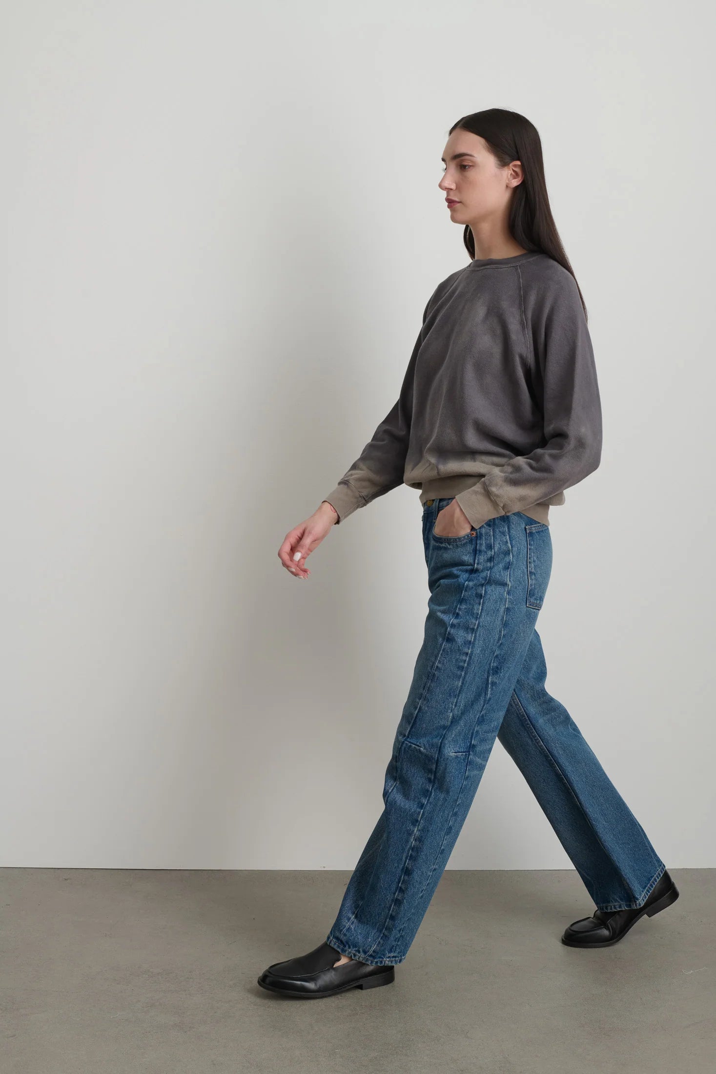 B SIDES - JEANS SLIM LASSO - VISTA BLUE