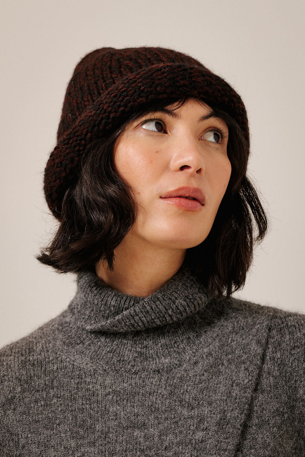 BARE KNITWEAR - TUQUE ROULÉ - BÉBÉ ALPAGA - AH26