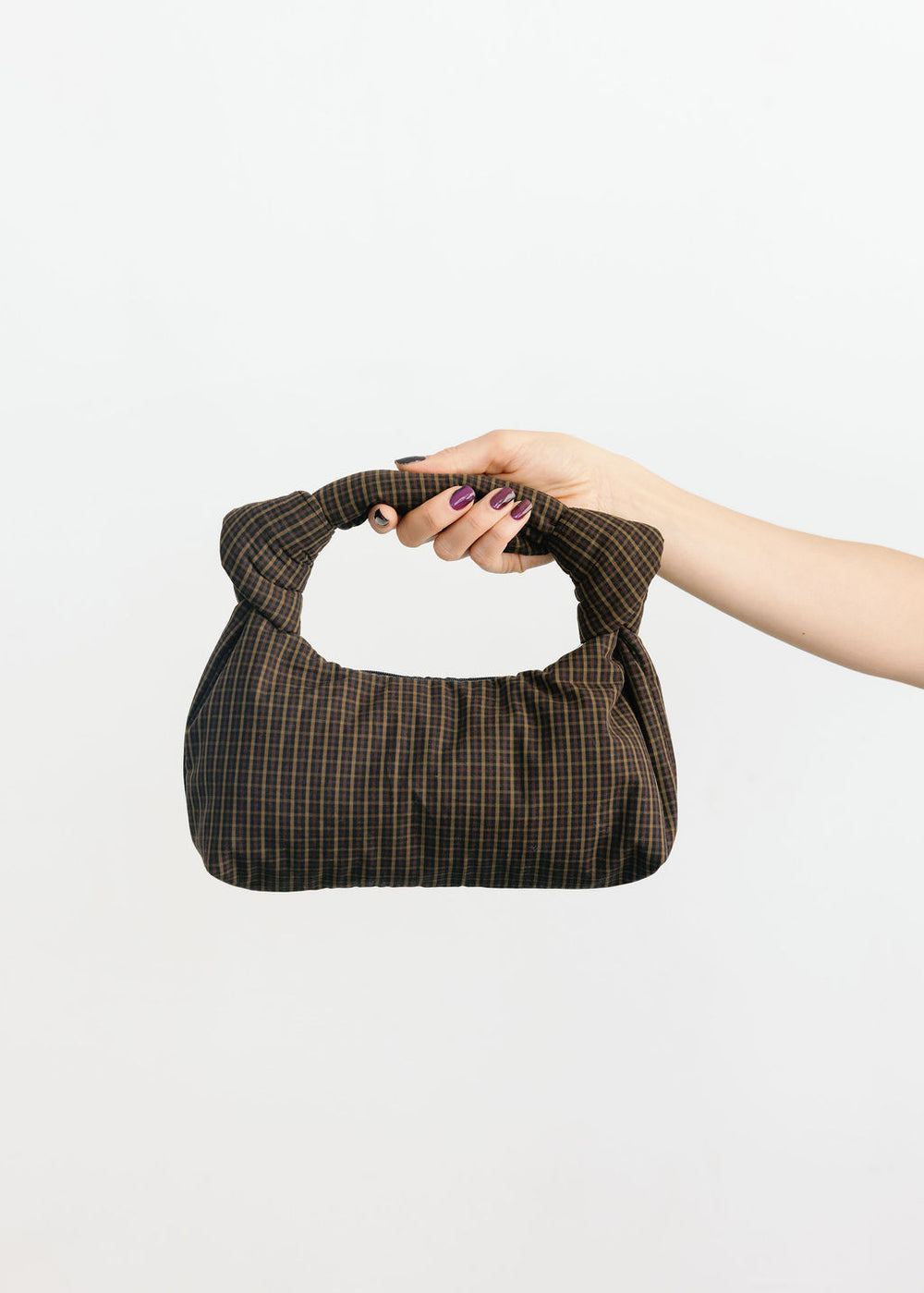 A BRONZE AGE - BAMBI BAG - TOASTED GINGHAM - FW26