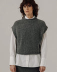 BARE KNITWEAR - GILET ALPAGA IRIS - PIERRE - AH25