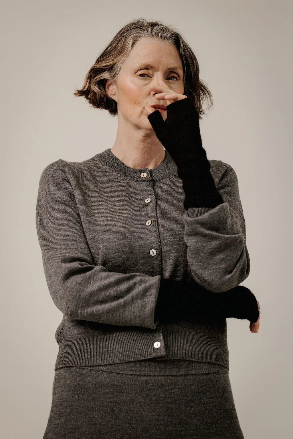BARE KNITWEAR - MITAINES SANS DOIGTS - BÉBÉ ALPAGA - AH26