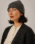 BARE KNITWEAR - RIB BEANIE - BABY ALPACA - FW26