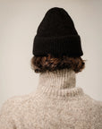 BARE KNITWEAR - RIB BEANIE - BABY ALPACA - FW26