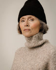 BARE KNITWEAR - RIB BEANIE - BABY ALPACA - FW26