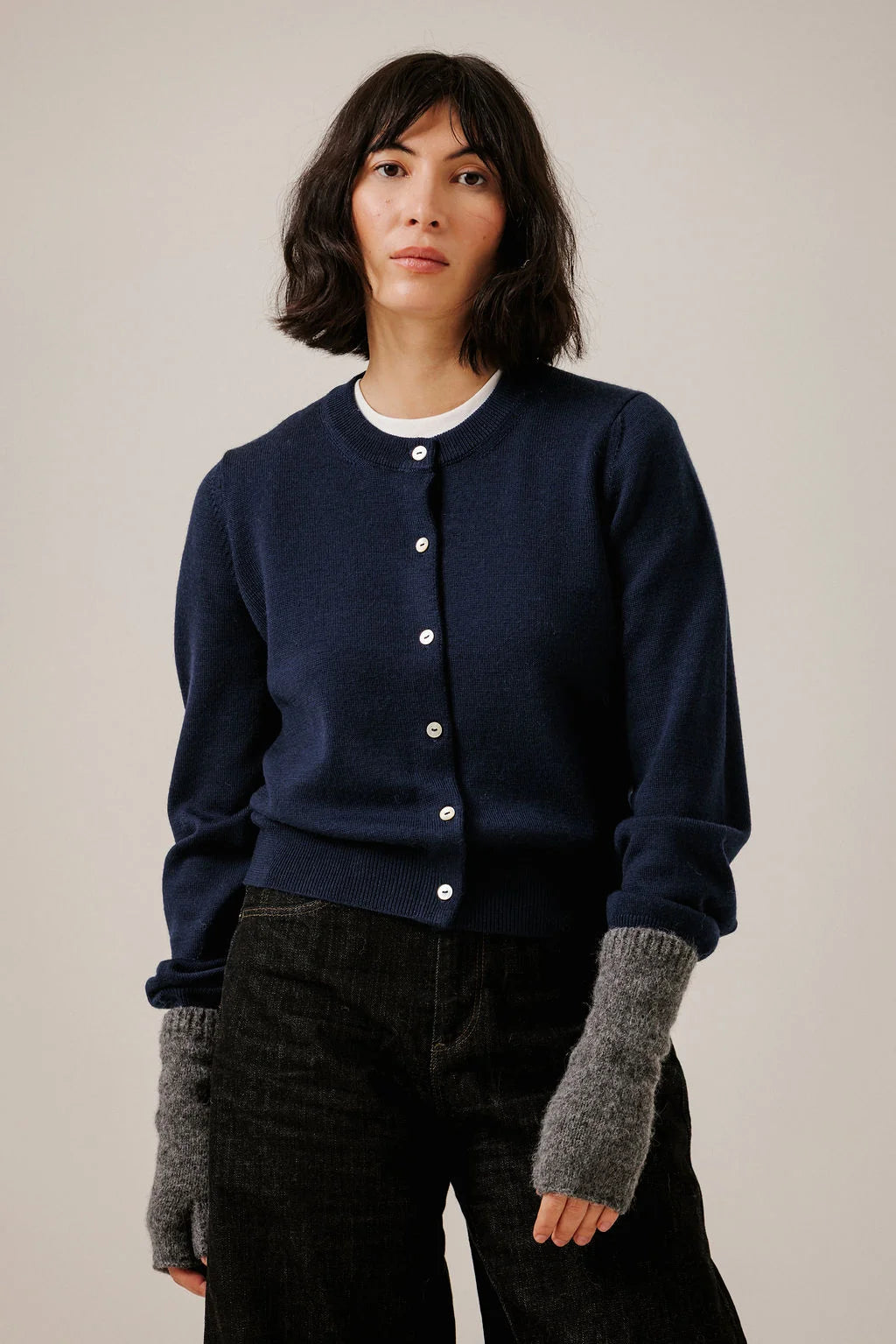 BARE KNITWEAR - MITAINES SANS DOIGTS - BÉBÉ ALPAGA - AH26