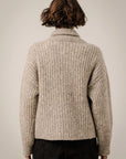 BARE KNITWEAR - OVERSIZED SHAWL CARDIGAN - MARBLE - FW26