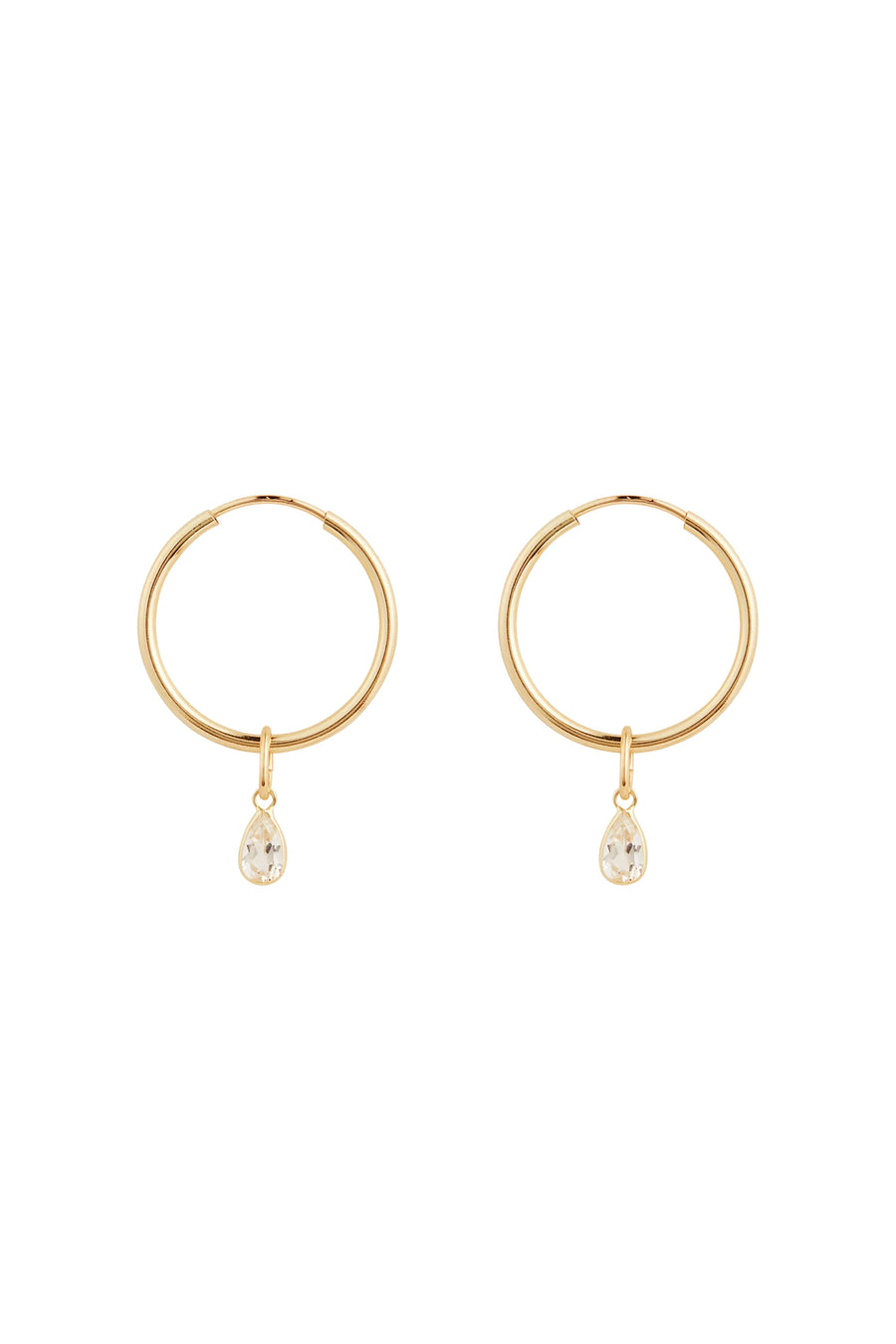 LISBETH JEWELRY - BASEL HOOPS - OR REMPLI